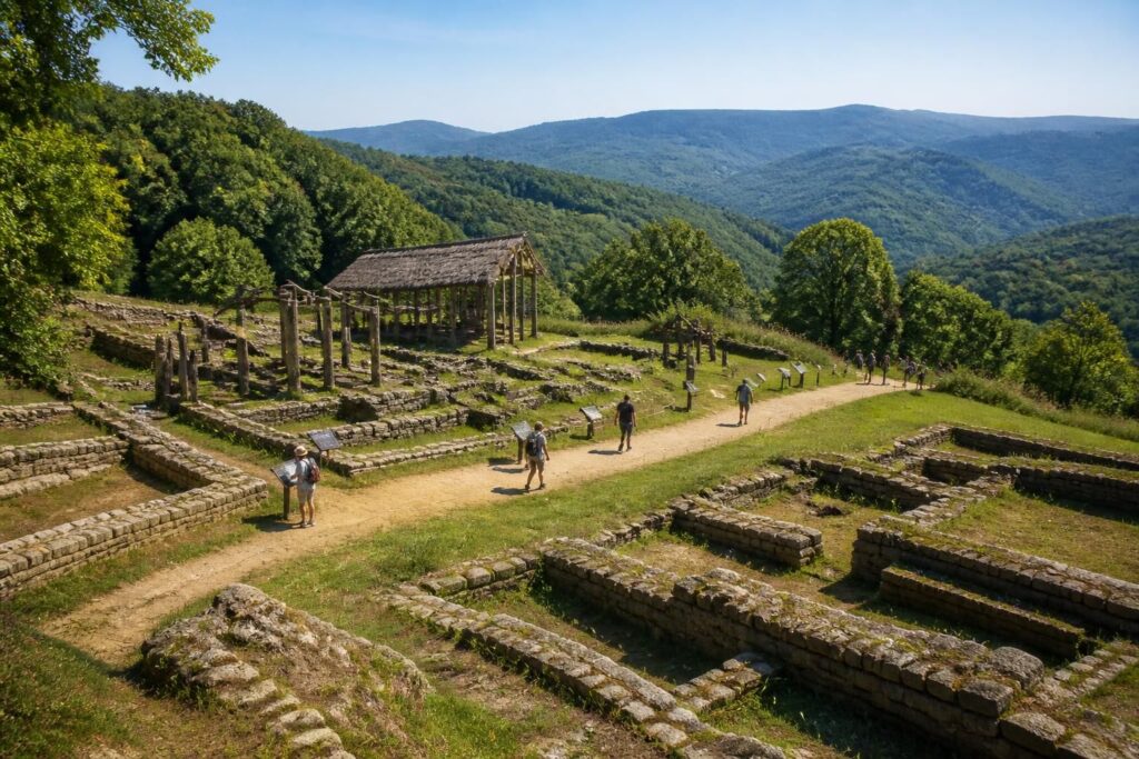 découvrez bibracte et le mont beuvray, un grand site archéologique du morvan, alliant histoire, nature et culture pour une visite inoubliable.