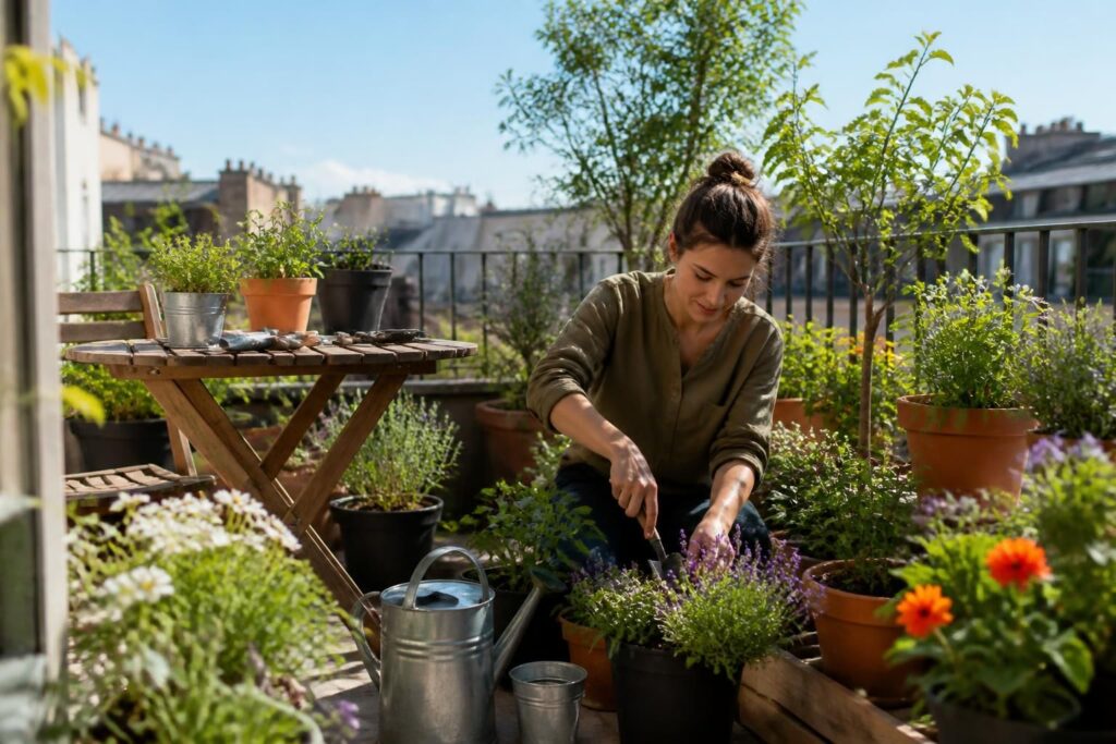 Jardiner sur un balcon ou une terrasse : le guide