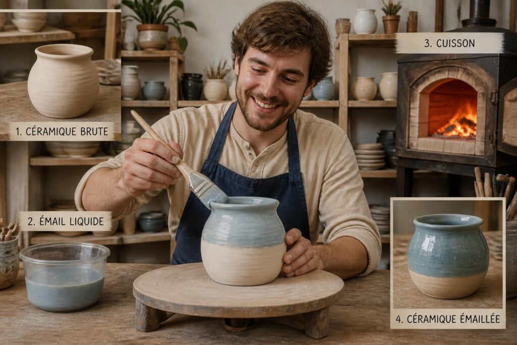 L&rsquo;émaillage de la céramique expliqué simplement