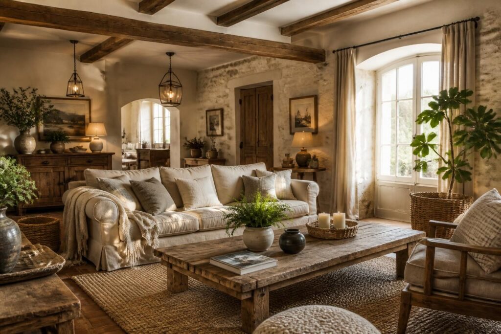 Style campagne chic : décorer un intérieur rustique avec goût