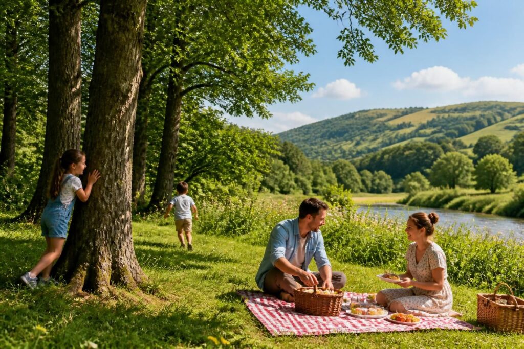Vacances en famille à la campagne : activités nature sans écran