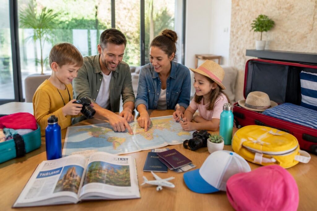 Voyager en famille : préparer un séjour réussi avec des enfants