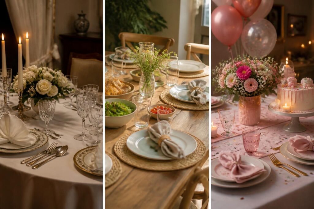 Art de la table : dresser une belle table selon les occasions