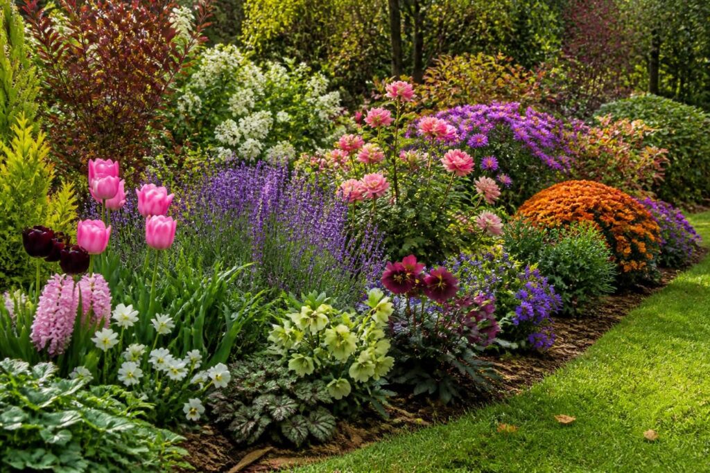 découvrez comment créer un massif fleuri toute l'année grâce à des associations de plantes harmonieuses et faciles à entretenir, pour un jardin coloré en toutes saisons.
