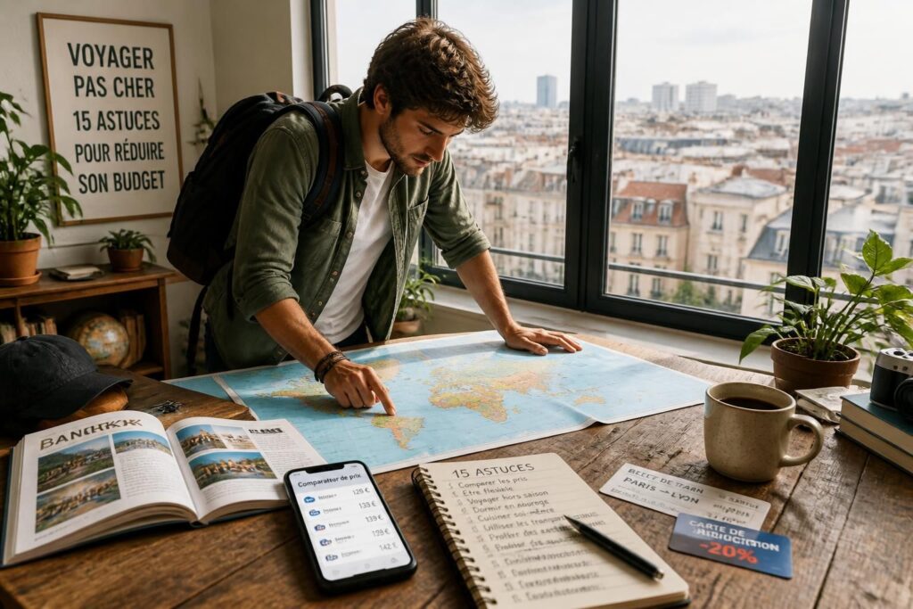 découvrez 15 astuces pratiques pour voyager pas cher et réduire votre budget tout en profitant pleinement de vos voyages.
