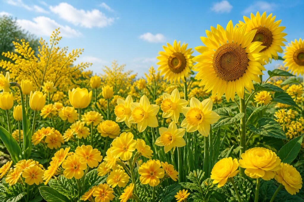 découvrez la signification des fleurs jaunes et explorez les différentes variétés à planter du printemps à l'été pour égayer votre jardin.