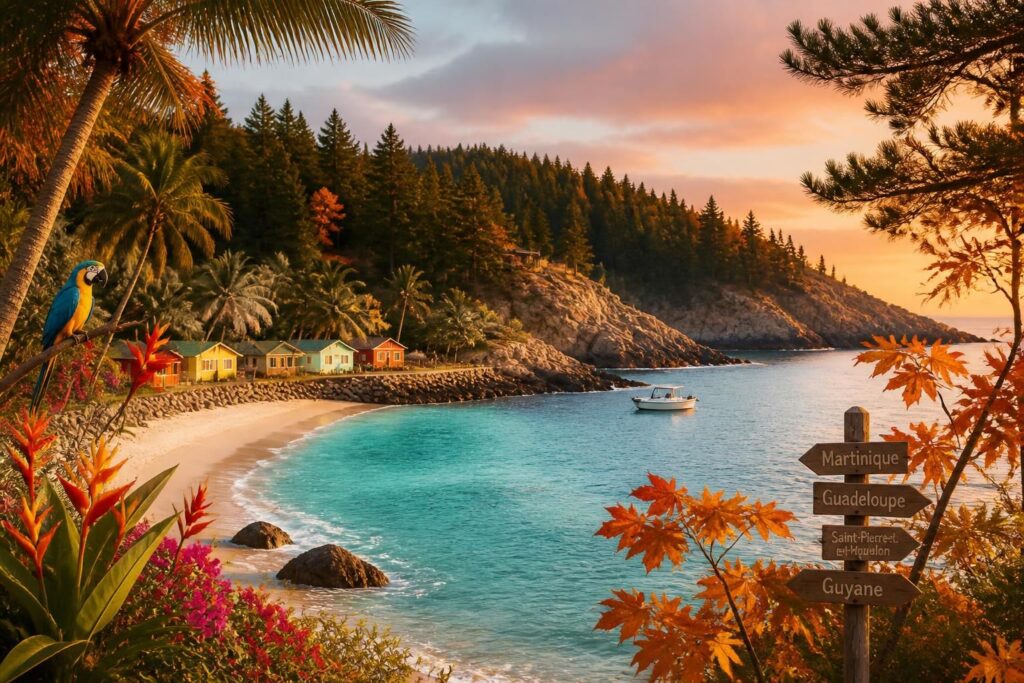 explorez les îles françaises d'outre-mer, des trésors entre les eaux chaudes des caraïbes et les paysages froids du canada, alliant culture, nature et histoire unique.