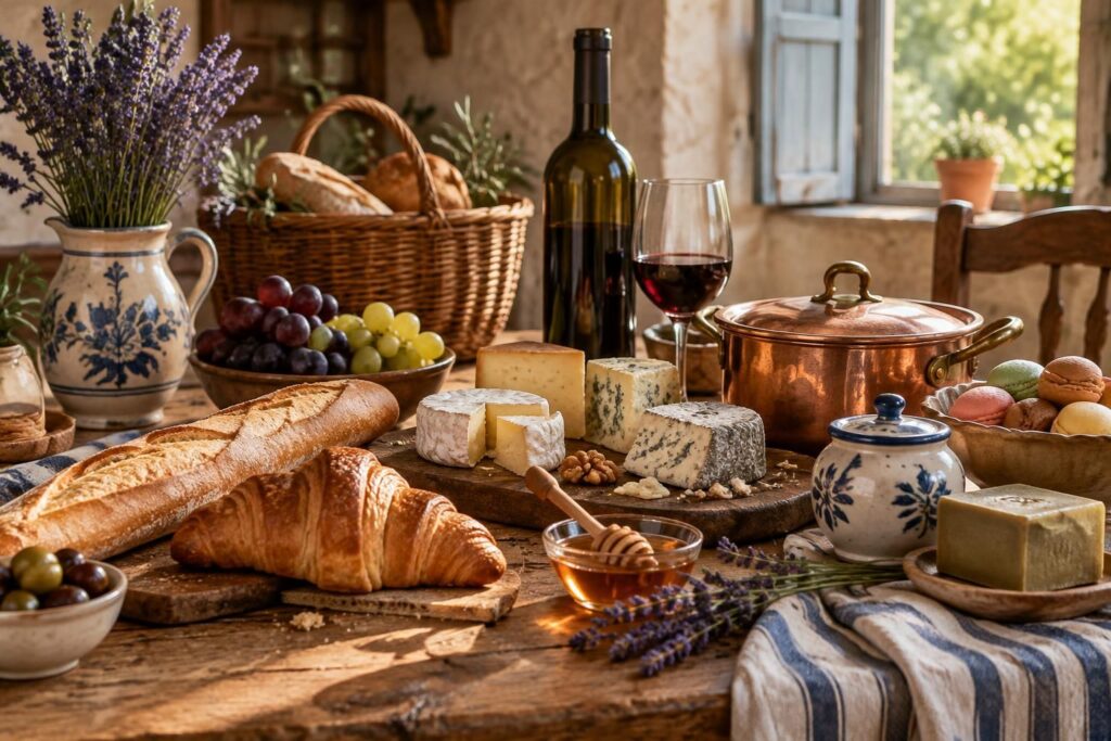 découvrez les produits français typiques : spécialités régionales, aliments incontournables et objets traditionnels qui font le charme du savoir-faire français.