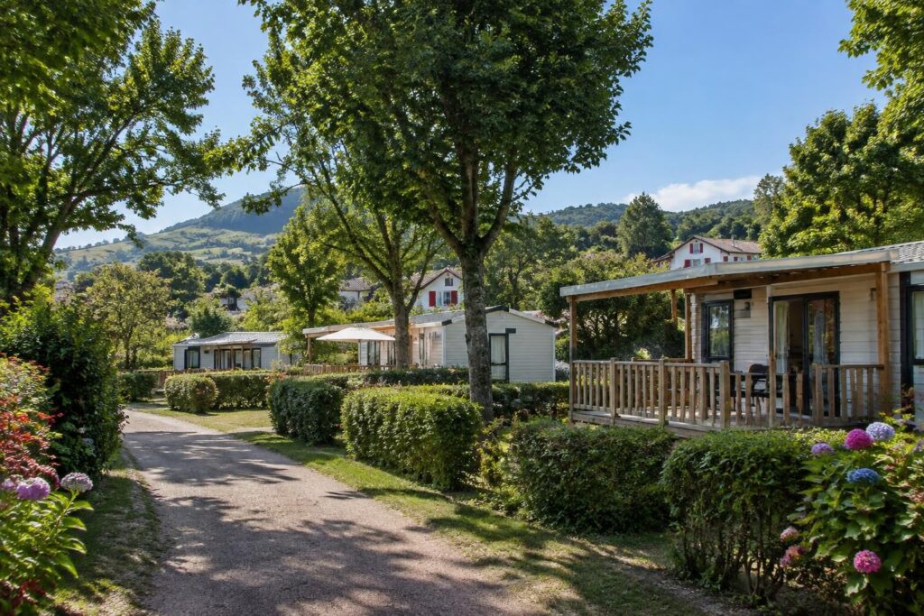 Camping Arcangues : mobil-homes et camping municipal en Pays Basque