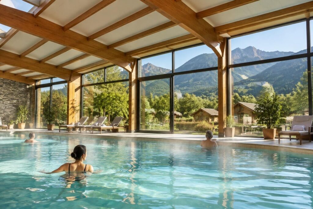 Camping Del Bosc à Vernet-les-Bains : piscine couverte chauffée et avis