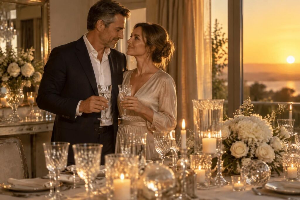 Noces de cristal, quinze ans de mariage à célébrer